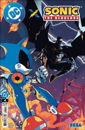 DC x Sonic the Hedgehog issue 4 Pablo M. Collar Cover