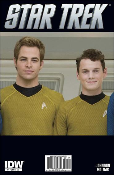 Star Trek (2011) issue 1-E Kirk and Chekov Photo Cover