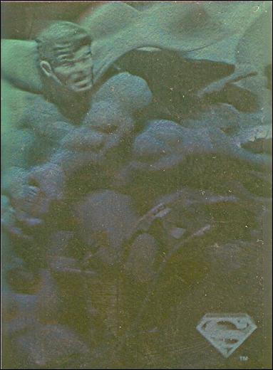 Superman Holo Series (Gold Hologram Parallel Base Set) card 32 History Lesson? 
