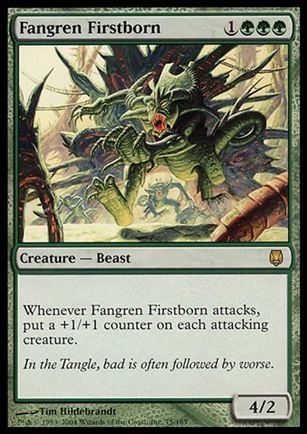 Magic the Gathering: Darksteel (Base Set) card 75 Fangren Firstborn
