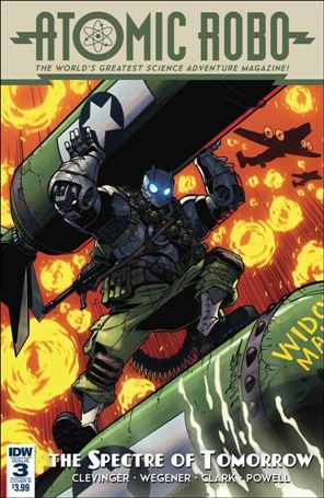 Atomic Robo and the Spectre of Tomorrow issue 3-B Alex Milne Cover