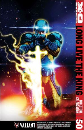 X-O Manowar (2012)  issue 50-L Polybagged Kaare Andrews 1:20 Cover