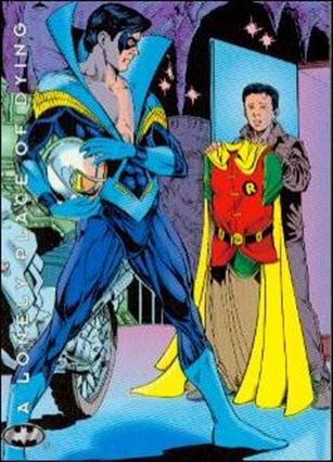 Batman: Saga of the Dark Knight (Base Set) card 58 A Lonely Place of Dying - Confrontation