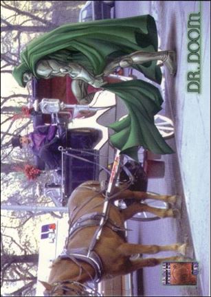 Marvel Premium QFX (Base Set) card 9 Dr. Doom