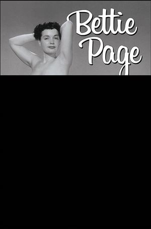 Bettie Page: The Curse of the Banshee issue 5-M Black Bag Nude Photo Cover