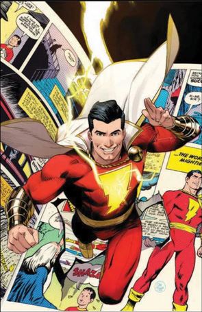 Shazam! (2023) issue 1-G Dan Mora 1:100 Spot Gloss Pulp Cover