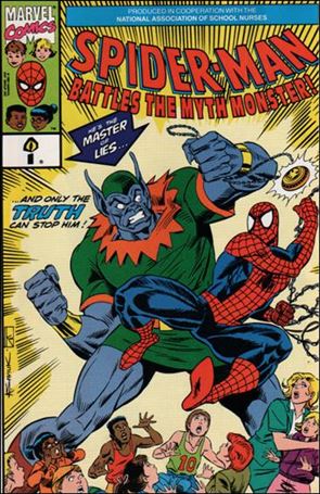 Spider-Man Battles the Myth Monster Cover Image 1