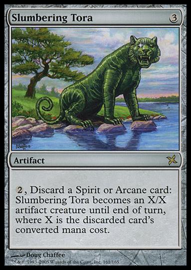 Magic the Gathering: Betrayers of Kamigawa (Base Set) card 161 Slumbering Tora