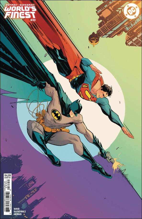 Batman/Superman: World's Finest issue 33-C Adrián Gutiérrez Cardstock Cover