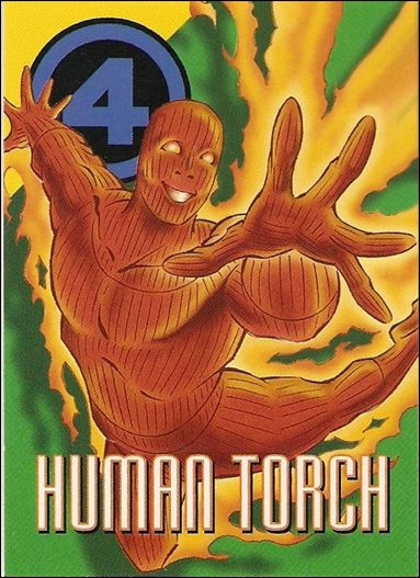 Marvel Vision (Base Set) card 57 Human Torch