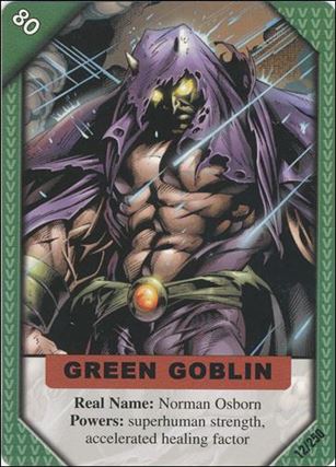 Marvel ReCharge: Inaugural Edition (Base Set) card 12 Green Goblin