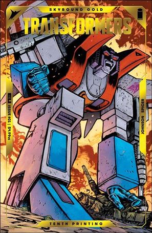 Transformers (2023) issue 1-ZZI Daniel Warren Johnson Foil Cover (Tenth Printing)
