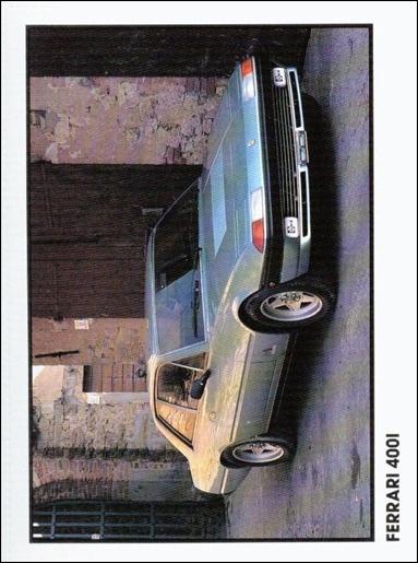 Sports Cars (1989)  (Base Set) card 15 Ferrari 400I