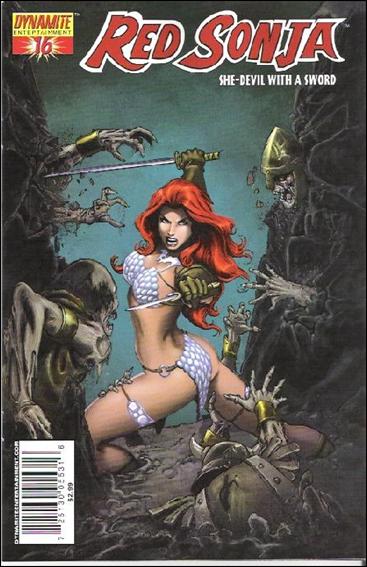 Red Sonja (2005) issue 16-B Mel Rubi Standard Cover
