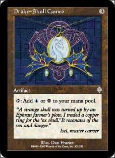Magic the Gathering: Invasion (Base Set) card 302 Drake-Skull Cameo