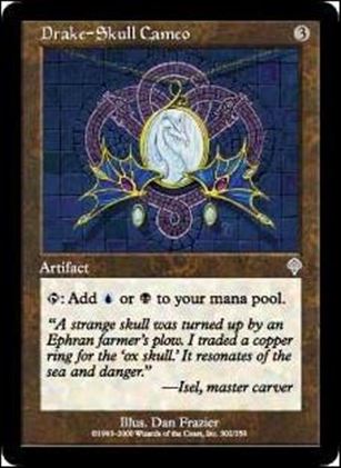 Magic the Gathering: Invasion (Base Set) card 302 Drake-Skull Cameo