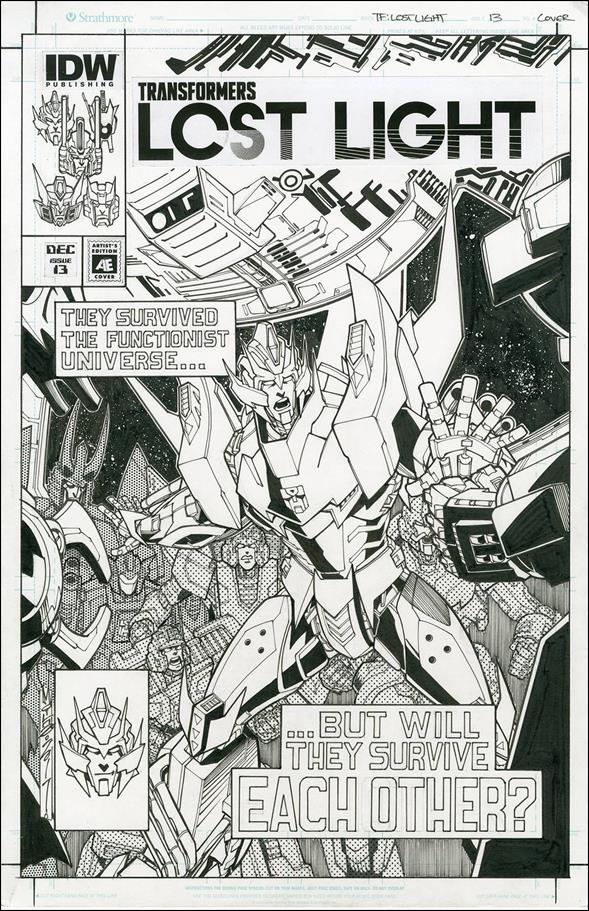 Transformers: Lost Light issue 13-C Alex Milne Artist's Edition Cover