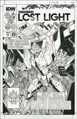 Transformers: Lost Light issue 13-C Alex Milne Artist's Edition Cover