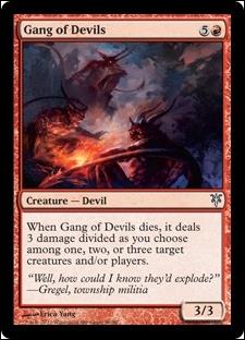 Magic the Gathering: Duel Decks: Sorin vs. Tibalt (Base Set) card 56 Gang of Devils
