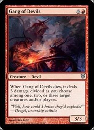 Magic the Gathering: Duel Decks: Sorin vs. Tibalt (Base Set) card 56 Gang of Devils
