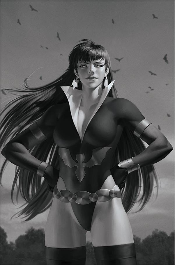 Vampirella: The Dark Powers issue 3-T Jung-Geun Yoon 1:45 Black & White Virgin Cover
