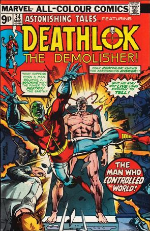 Astonishing Tales (1970) issue 34-B UK Price Cover