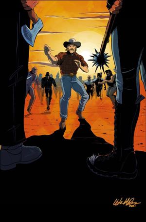 Six Sidekicks of Trigger Keaton issue 6-B Leila Del Duca Cover