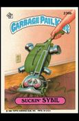 Garbage Pail Kids: Series 06 (Base Set) card 236b Suckin' Sybil