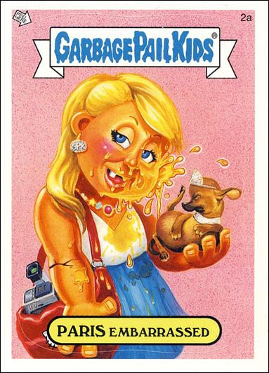 Garbage Pail Kids All-New Series 4 (Base Set) card 2a Paris Embarrassed