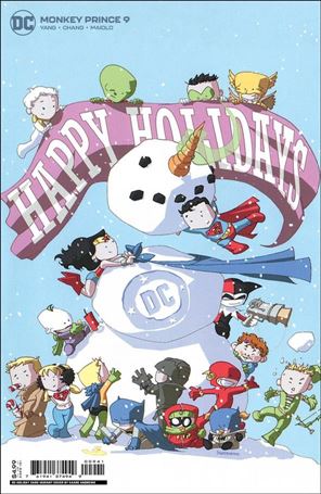 Monkey Prince issue 9-C Kaare Andrews Holiday Cardstock Cover