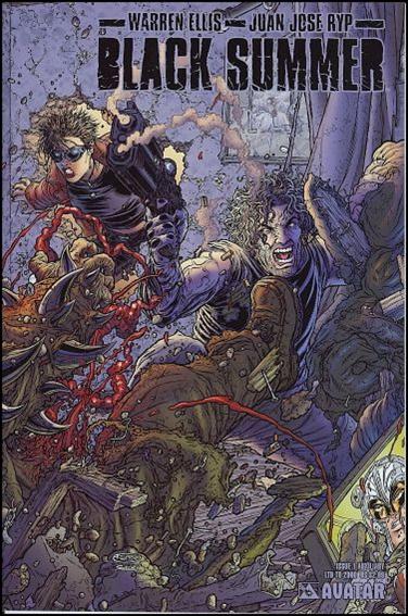 Black Summer issue 1-D Auxilary Cover 1/2000
