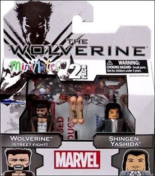 Marvel Minimates figure 152 Wolverine (Street Fight) and Shingen Yashida