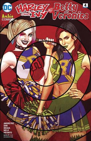 Harley & Ivy Meet Betty & Veronica issue 4 Jenny Frison Cover