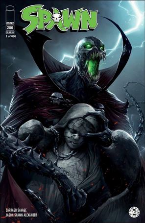 Spawn issue 280-C Francesco Mattina Scorpion Trade Dress 1/666 Cover