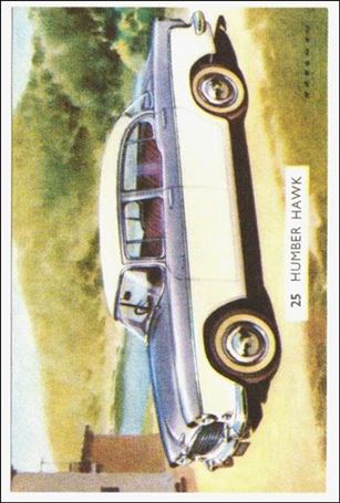 Cavalcade of Cars (Base Set) card 25 Humber Hawk