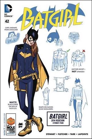 Batgirl (2011) issue 42-B La Mole Comic Con Cover