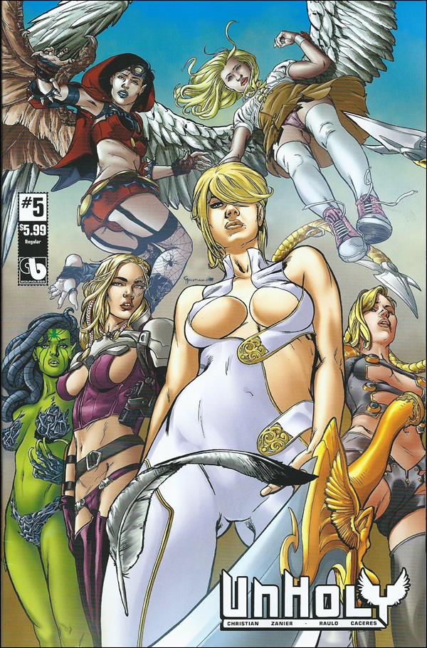 Unholy (2017) issue 5 Christian Zanier Cover