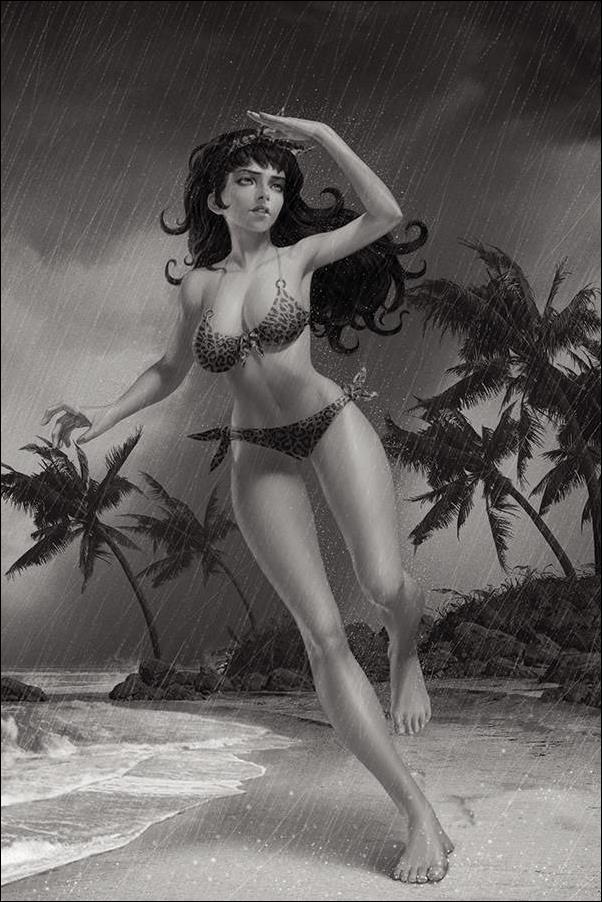 Bettie Page (2020) issue 2-K Jung-Geun Yoon 1:15 B&W Virgin Cover
