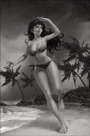 Bettie Page (2020) issue 2-K Jung-Geun Yoon 1:15 B&W Virgin Cover