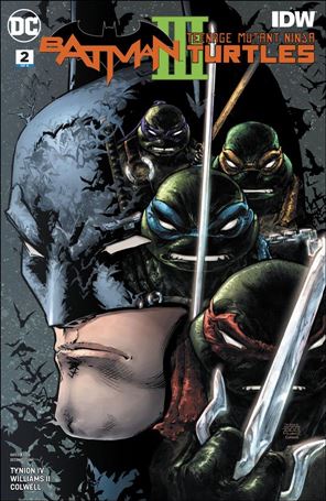Batman/Teenage Mutant Ninja Turtles III issue 2 Freddie Williams II Cover