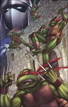 Teenage Mutant Ninja Turtles 30th Anniversary Special issue nn-P Mike DeBalfo Alamo CIty Comic Con Cover 1/500