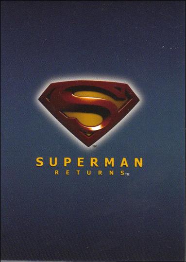 Superman Returns: The Movie (Base Set) card 1 Superman Returns