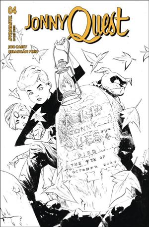 Jonny Quest (2024) issue 4-H Jae Lee B&W 1:15 Cardstock Cover