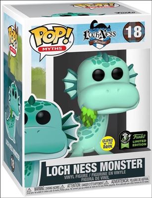 POP! Myths figure 18-B Loch Ness Monster (Glow) ECCC Exclusive 1/1500