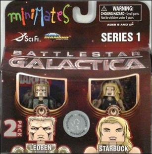 Battlestar Galactica Minimates (Toys R Us Series) figure 5 Leoben and Starbuck