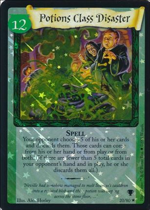 Harry Potter: Quidditch Cup (Base Set) card 20-B Potions Class Disaster