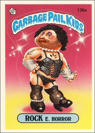 Garbage Pail Kids: Series 04 (Base Set) card 135a Rock E. Horror