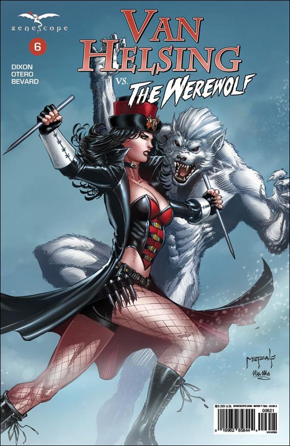 Van Helsing vs the Werewolf issue 6-B Jason Metcalf Cover