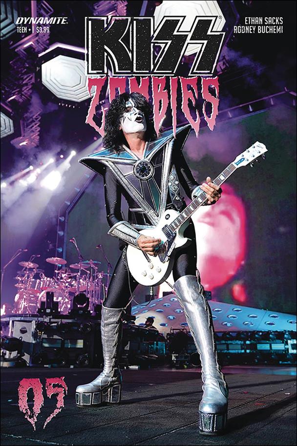 Kiss Zombies issue 5-D Photo Cover