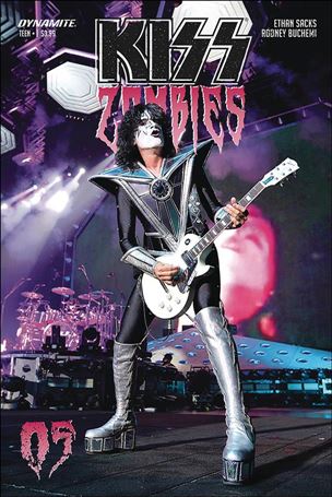 Kiss Zombies issue 5-D Photo Cover